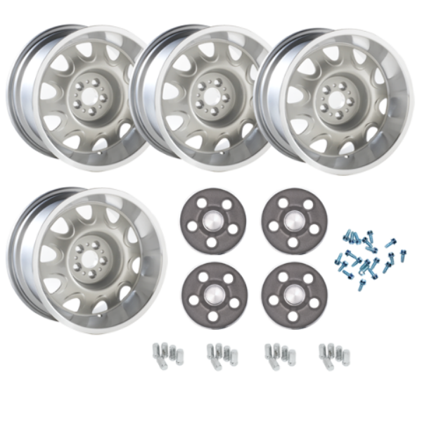 Picture of Mopar Rallye Wheels Package for Dodge/Plymouth 17x9" 0 Offset Dark Argent