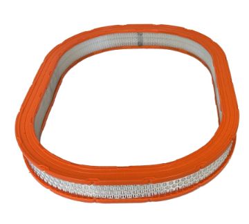 Show details for Mopar HEMI 340 440 6 PACK Six Orange Oval Air Filter 2946186 CA332 Picture of Mopar HEMI 340 440 6 PACK Six Orange Oval Air Filter 2946186 CA332