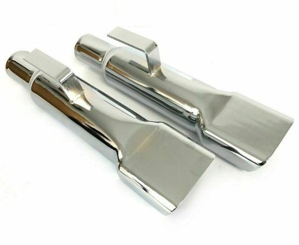 Picture of 1968-70 Mopar Super Bee Coronet R/T Chrome Exhaust Tips Extensions