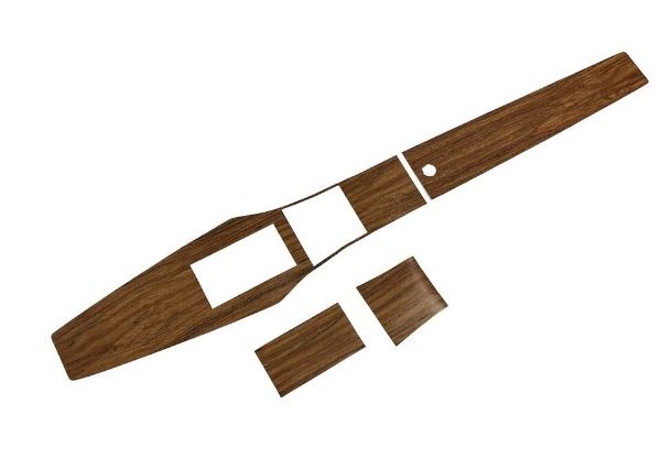 Picture of 1969-71 Mopar A-body Automatic Console Woodgrain Vinyl Overlay Duster Dart