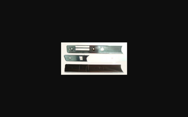 Picture of 1969-1969 Pontiac GTO Lower Dash Chrome - 2 Pieces