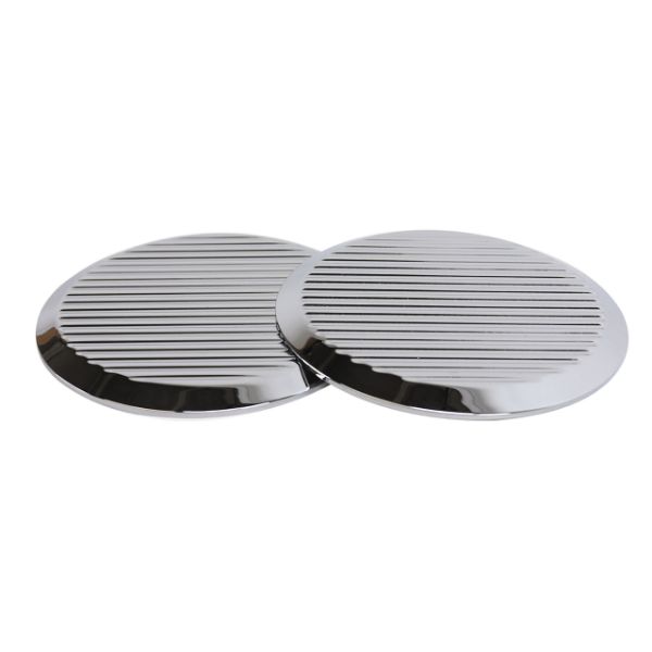 Picture of 2005-2014 Ford Mustang CHILD SEAT ANCHOR COVERS CHROME GRO