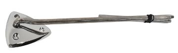 Show details for 1965-1966 Ford Mustang Sunvisor Pivot Arm & Bracket - Coupe/Fastback Picture of 1965-1966 Ford Mustang Sunvisor Pivot Arm & Bracket - Coupe/Fastback