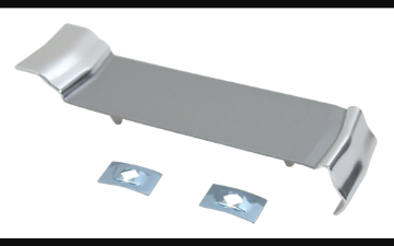 Show details for 1967-1968 Ford Mustang Grille Molding - Center Joint Cover Picture of 1967-1968 Ford Mustang Grille Molding - Center Joint Cover