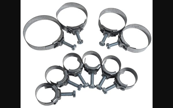 Picture of 1969-1970 Ford Mustang Radiator & Heater Hose Tower Type Clamp Set - Boss 429ci - 10pcs