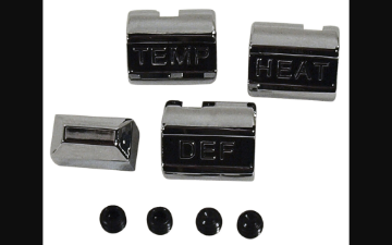 Show details for 1967-1967 Ford Mustang Heater Control Knobs - W/out Air Conditioning Picture of 1967-1967 Ford Mustang Heater Control Knobs - W/out Air Conditioning