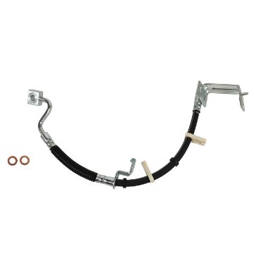Show details for 2013-2014 Ford Mustang Front Brake Hose - LH - Shelby GT500 Picture of 2013-2014 Ford Mustang Front Brake Hose - LH - Shelby GT500