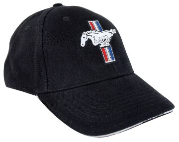 Show details for 1964-2021 Ford Mustang Cap - Mustang Black Cotton Twill W/Pony Logo Picture of 1964-2021 Ford Mustang Cap - Mustang Black Cotton Twill W/Pony Logo