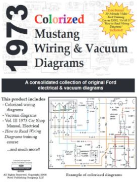 Show details for 1973-1973 Ford Mustang WIRING & VACUUM CD Picture of 1973-1973 Ford Mustang WIRING & VACUUM CD