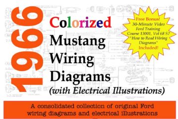 Show details for 1966-1966 Ford Mustang WIRING & VACUUM CD Picture of 1966-1966 Ford Mustang WIRING & VACUUM CD