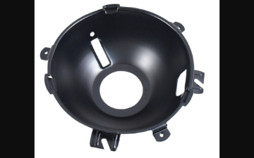 Show details for 1967-1968 Ford Mustang Headlight Bulb Retainer Cup / Bucket - Left Hand Picture of 1967-1968 Ford Mustang Headlight Bulb Retainer Cup / Bucket - Left Hand