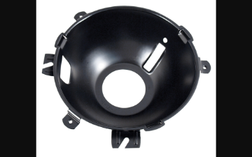 Show details for 1967-1968 Ford Mustang Headlight Bulb Retainer Cup / Bucket - Right Hand Picture of 1967-1968 Ford Mustang Headlight Bulb Retainer Cup / Bucket - Right Hand