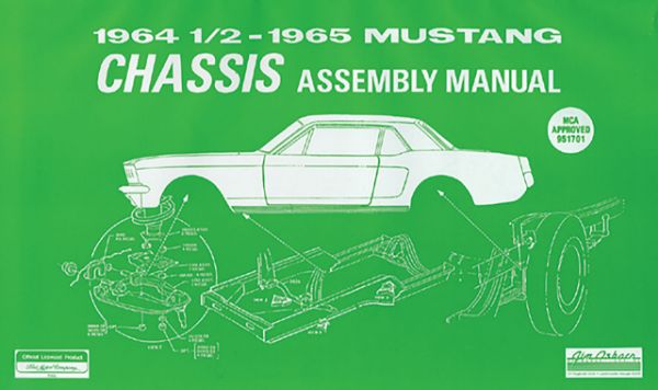 Picture of 1964-1965 Ford Mustang Assembly Manual. Chassis6