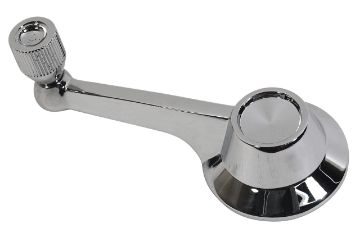 Show details for 1964-1965 Ford Mustang Door Window Crank - Chrome - 1965 Early Picture of 1964-1965 Ford Mustang Door Window Crank - Chrome - 1965 Early