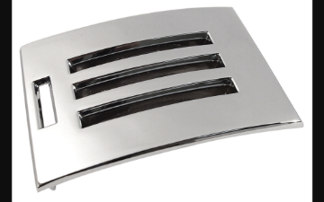 Show details for 1964-1966 Ford Mustang Chrome Plated Heater Dash Plate Picture of 1964-1966 Ford Mustang Chrome Plated Heater Dash Plate