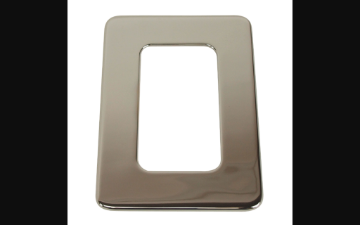 Show details for 1969-1970 Ford Mustang Shift Boot Retainer. Chrome Picture of 1969-1970 Ford Mustang Shift Boot Retainer. Chrome