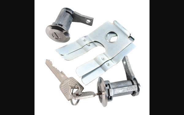 Picture of 1964-1966 Ford Mustang Door Locks - Original Logo - Small Head