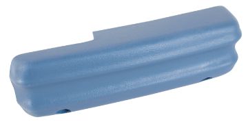 Show details for 1971-1973 Ford Mustang Armrest Pad - Right Hand - Blue Picture of 1971-1973 Ford Mustang Armrest Pad - Right Hand - Blue
