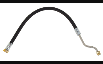 Show details for 1971-1973 Ford Mustang Power Steering Pressure Hose - to Gear - 429/302/351ci Late 1972 Picture of 1971-1973 Ford Mustang Power Steering Pressure Hose - to Gear - 429/302/351ci Late 1972