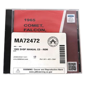 Show details for 1965-1965 Ford Mustang SHOP MANUAL CD-ROM Picture of 1965-1965 Ford Mustang SHOP MANUAL CD-ROM