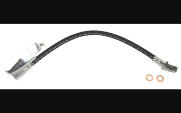Show details for 1971-1973 Ford Mustang Front Disc Brake Hose - Left Hand Picture of 1971-1973 Ford Mustang Front Disc Brake Hose - Left Hand