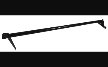 Show details for 1967-1968 Ford Mustang Monte Carlo Bar - Straight - Black Picture of 1967-1968 Ford Mustang Monte Carlo Bar - Straight - Black