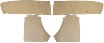 Show details for 1965-1966 Ford Mustang Coupe Door Water Shield Picture of 1965-1966 Ford Mustang Coupe Door Water Shield