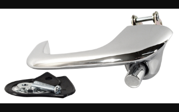 Show details for 1967-1968 Ford Mustang Outer Door Handle - Left Handle Picture of 1967-1968 Ford Mustang Outer Door Handle - Left Handle