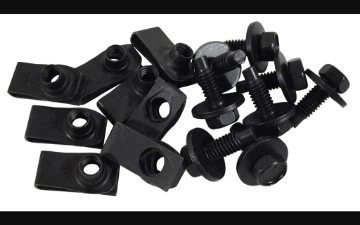 Show details for 1967-1968 Ford Mustang Front Lower Valance Panel Screw Kit Picture of 1967-1968 Ford Mustang Front Lower Valance Panel Screw Kit