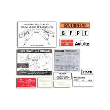 Show details for 1973-1973 Ford Mustang 12pc. Decal Kit Picture of 1973-1973 Ford Mustang 12pc. Decal Kit