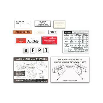 Show details for 1972-1972 Ford Mustang 12pc. Decal Kit Picture of 1972-1972 Ford Mustang 12pc. Decal Kit