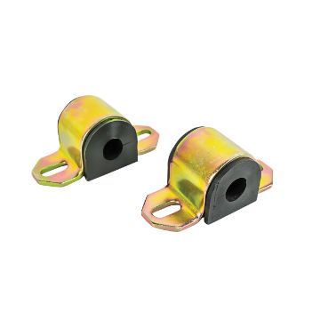 Show details for 1964-1973 Ford Mustang 11/16" Poly Sway Bar Bushing & Bracket Kit Picture of 1964-1973 Ford Mustang 11/16" Poly Sway Bar Bushing & Bracket Kit