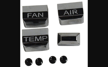 Show details for 1967-1967 Ford Mustang Heater Control Knobs - W/Air Conditioning Picture of 1967-1967 Ford Mustang Heater Control Knobs - W/Air Conditioning