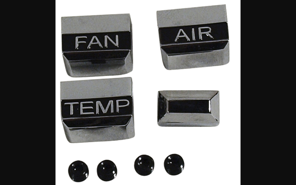 Picture of 1967-1967 Ford Mustang Heater Control Knobs - W/Air Conditioning