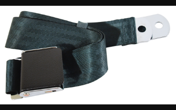 Show details for 1964-1968 Ford Mustang Seat Belt - Krinkle Finish Lift Latch Green Picture of 1964-1968 Ford Mustang Seat Belt - Krinkle Finish Lift Latch Green