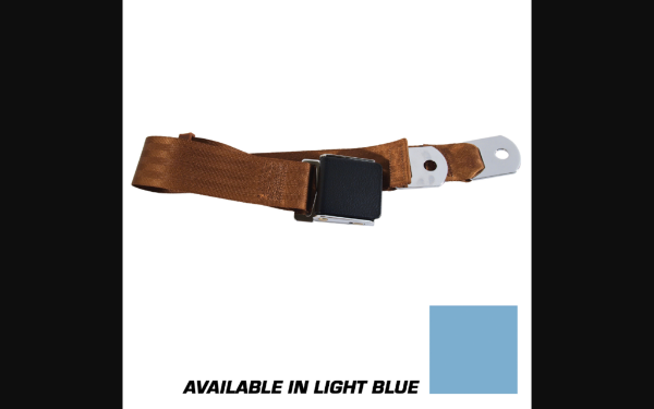 Picture of 1964-1968 Ford Mustang Seat Belt - Krinkle Finish Lift Latch Light Blue