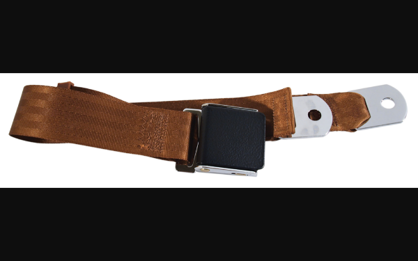 Picture of 1964-1968 Ford Mustang Seat Belt - Krinkle Finish Lift Latch Saddle