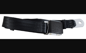 Show details for 1964-1968 Ford Mustang Seat Belt - Krinkle Finish Lift Latch Black Picture of 1964-1968 Ford Mustang Seat Belt - Krinkle Finish Lift Latch Black