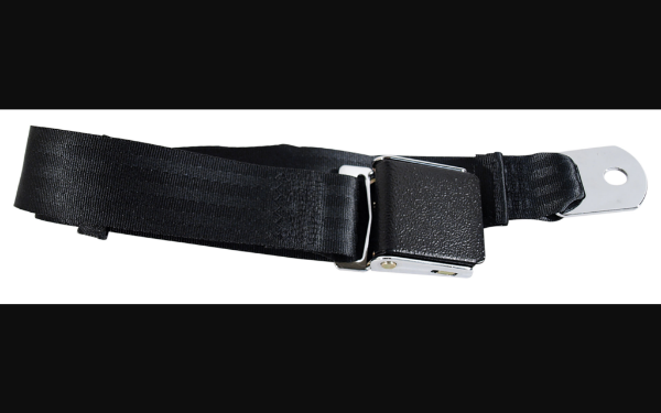 Picture of 1964-1968 Ford Mustang Seat Belt - Krinkle Finish Lift Latch Black