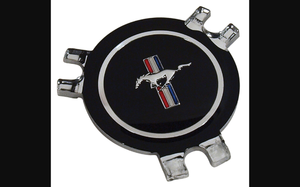 Picture of 1965-1966 Ford Mustang Center Cap Emblem - Wood Steering Wheel - Pony Logo
