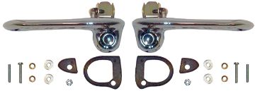 Show details for 1965-1970 Ford Mustang Outside Door Handles Picture of 1965-1970 Ford Mustang Outside Door Handles