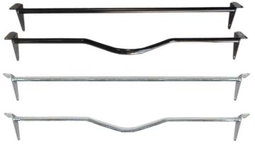 Show details for 1965-1966 Ford Mustang Straight Monte Carlo Bar, Black Picture of 1965-1966 Ford Mustang Straight Monte Carlo Bar, Black