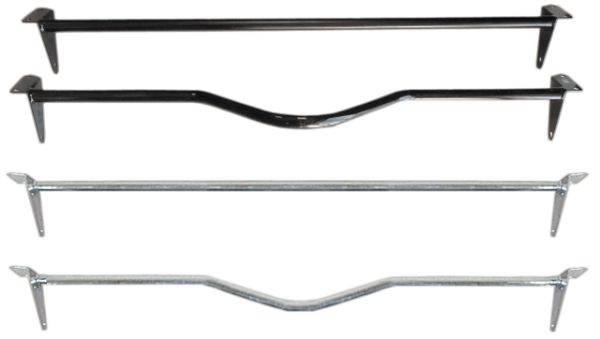 Picture of 1965-1966 Ford Mustang Straight Monte Carlo Bar, Black