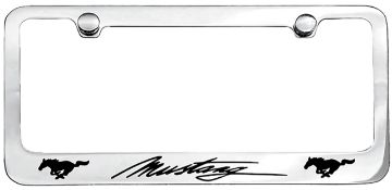 Show details for 1965-2021 Ford Mustang LICENSE PLATE FRAME Picture of 1965-2021 Ford Mustang LICENSE PLATE FRAME