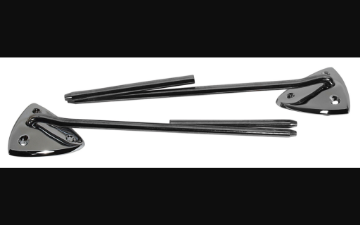 Show details for 1964-1966 Ford Mustang Coupe & Fastback Sunvisor Pivot Arms Picture of 1964-1966 Ford Mustang Coupe & Fastback Sunvisor Pivot Arms