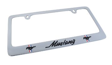 Show details for 1972-1973 Ford Mustang License Frame - 72-73 Mustang Chrome Picture of 1972-1973 Ford Mustang License Frame - 72-73 Mustang Chrome