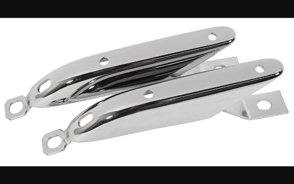Picture of 1967-1968 Ford Mustang Bumper Guards. Rear Chrome