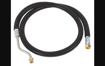 Show details for 1971-1972 Ford Mustang Power Steering Pressure Hose - to Gear - 250/302/351ci Early 1972 Picture of 1971-1972 Ford Mustang Power Steering Pressure Hose - to Gear - 250/302/351ci Early 1972