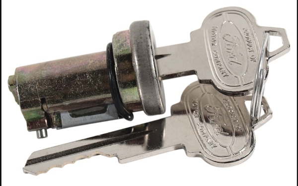 Picture of 1964-1966 Ford Mustang Trunk Locks - Original OEM Pony Key