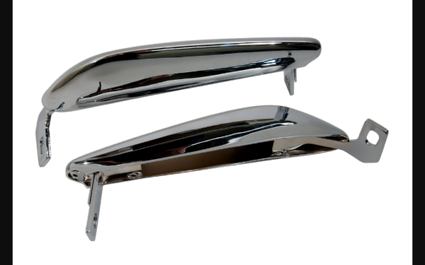 Picture of 1964-1966 Ford Mustang Bumper Guards. Front